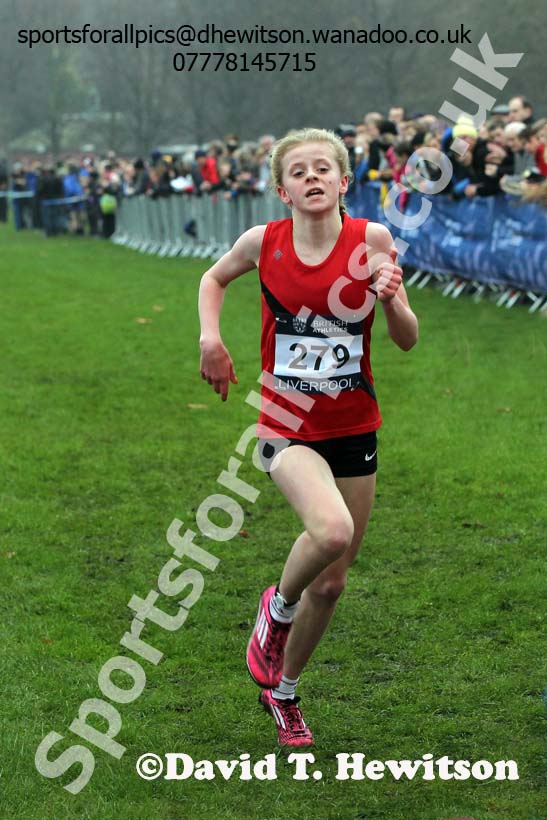 Girls under-15s European Cross Country Trials, Sefton Park, Liverpool. Photo: David T. Hewitson/Sports for All Pics